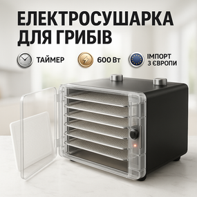 Електрична сушарка для овочів квадратна, Сушарка-дегідратор для харчових продуктів XK-84