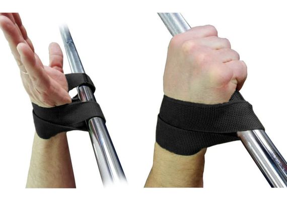 Лямки атлетичні EasyFit для турніку та поперечини чорні (EF-0036) | Зображення 4