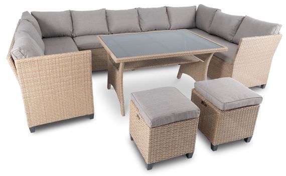 Набір садових меблів Di Volio Livorno бежевий/світло-сірий