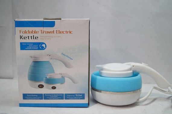 Портативний складний силіконовий чайник Foldable Kettle електричний чайник електрочайник | Зображення 2
