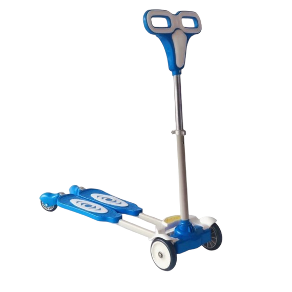 Самокат детский 4 колеса Scooter Trider Синий