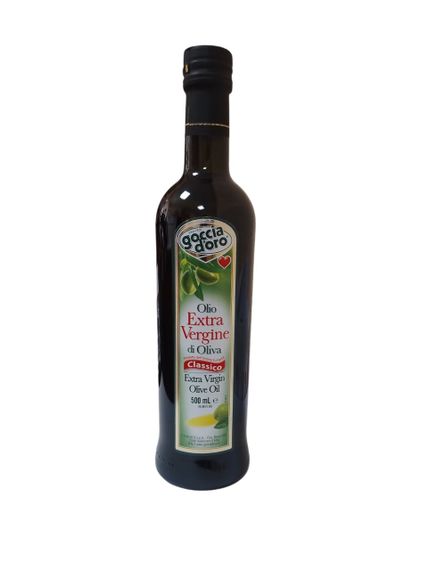 Оливковое Масло Extra Virgin Goccia D`oro - 0,5 л (ИТАЛИЯ) - ОРИГИНАЛ