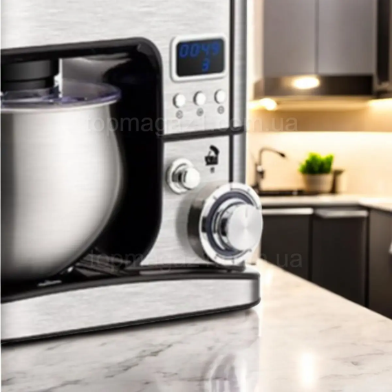 Кухонный комбайн с тестомесом 4500Вт Top Kitchen универсальный кухонный комбайн 3в1 | Зображення 1
