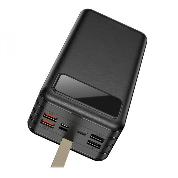 Павербанк зовнішній акумулятор XPRO DBT09 60000 mAh з індикацією зарядки та ліхтариком чорний (40588-01) | Зображення 2