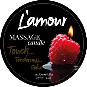 Массажная свеча L'amour Raspberry Bliss с ароматом малины, 30 мл Sex Aura