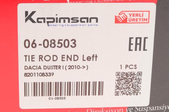Наконечник тяги рульової L Dacia Duster 10- 06-08503 | Зображення 3