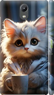 Чохол на Lenovo Phab 2 Білий кіт "5646m-956-2448"