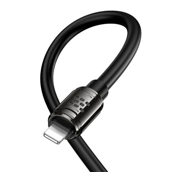 Кабель Hoco U143,Type-C-Lighting,27W,длина 1.2м,Black,BOX | Зображення 4