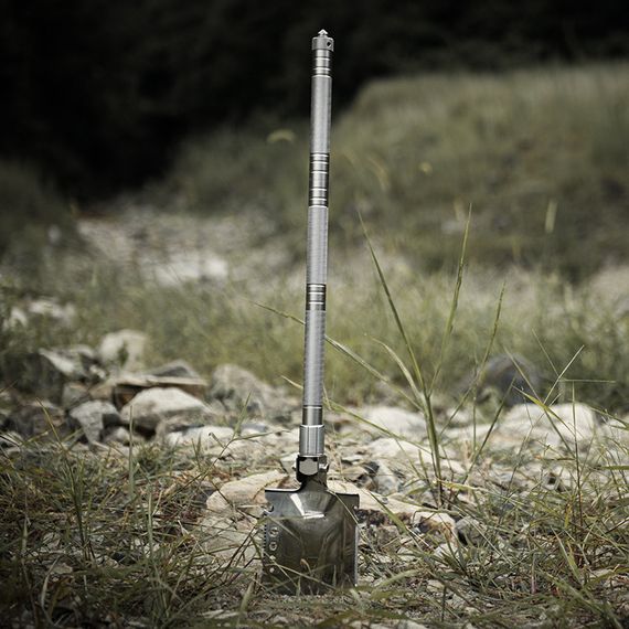 Лопата Naturehike Multifunctional outdoor shovel NH20GJ002, сріблястий | Зображення 8