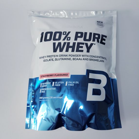 Сироватковий протеїн 100% Pure Whey BioTechUSA 1000 грам | Зображення 1