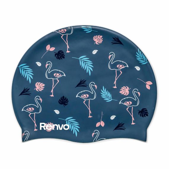 Доросла шапочка для плавання  Renvo Kerio Flamingo Синій Уні OSFM (2SC150-0410)