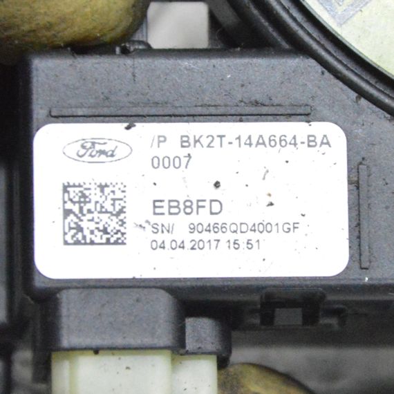 Шлейф підрульовий Airbag Ford Focus III 2011-2017 Кільце підрульове подушки безпеки Форд BK2T14A664BA | Зображення 3