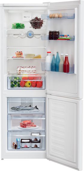 Холодильник з нижньою морозильною камерою BEKO RCNA366K30W, білий (RCNA366K30W) | Зображення 2