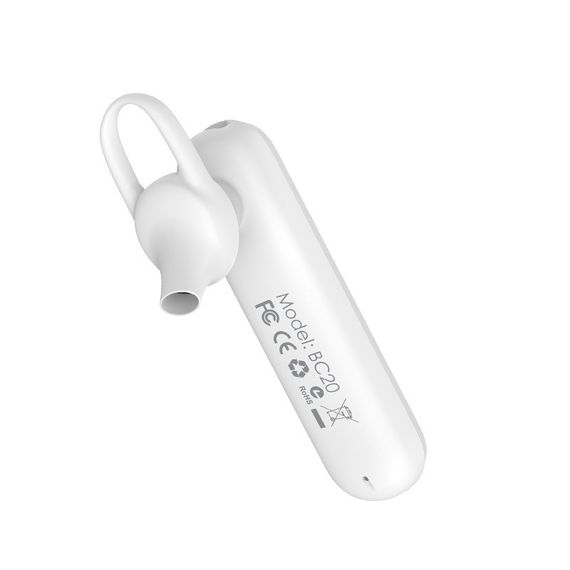 Bluetooth гарнитура Borofone BC20 Smart White | Зображення 1