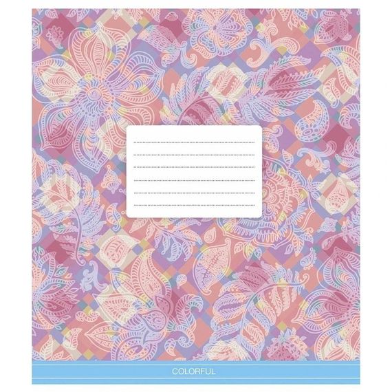 Зошит учнівський "Сolor mania" 018-3386L-1 в лінію, 18 аркушів
