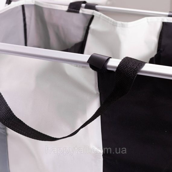Кошик-органайзер для білизни на каркасі 95 (л) на 3 відділення HP-41-4 | Зображення 7