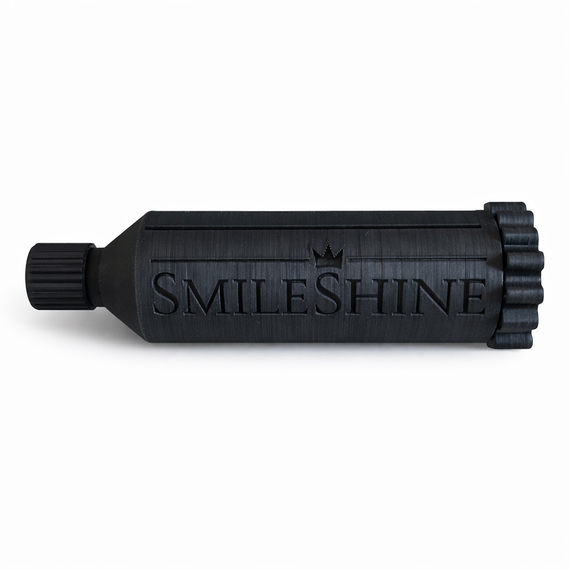 Дозатор-витискач для зубної пасти "SmileShine" тубус, чорний