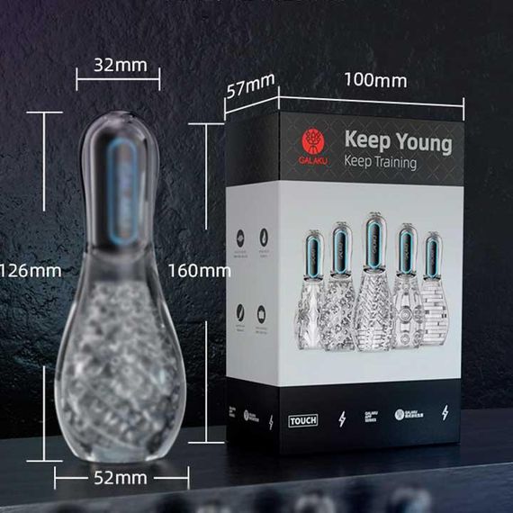 Оральный мастурбатор с вибрацией Galaku | Зображення 4