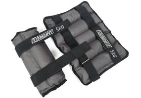 Обтяжувачі EasyFit 2 х 5 кг для ніг та рук з металом (EF-AWTМ-500)