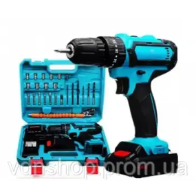Шуруповерт 24V  з набором інструментів, Акумуляторний шуруповерт
