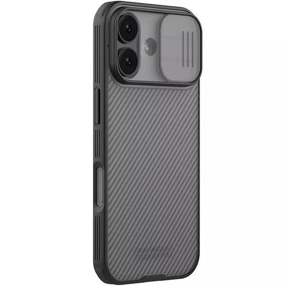 Карбонова накладка Nillkin CamShield Pro для Apple iPhone 17 (6.3") Transparent black