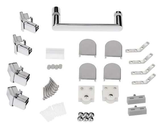 Душова кабіна Qtap Scorpio CRM10115-AC6, п'ятикутна, скло 6 мм Clear без піддону SCOCRM10115AC6 | Зображення 5
