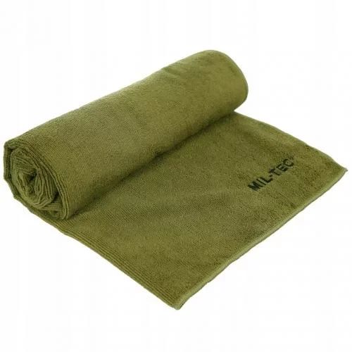 Похідний рушник мікрофібра міл-тек Рушник військовий MICROFIBRE Olive Туристичний  рушник розмір 120×60см Олива | Зображення 7
