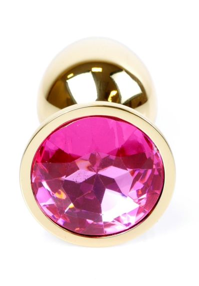 Анальная пробка Boss Series - Jewellery Gold PLUG Pink S, BS6400017 sexstyle | Зображення 1