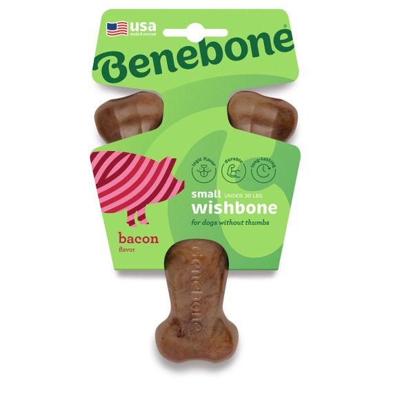 Іграшка для собак зі смаком бекону Benebone Wishbone Bacon, 13.5 см | Зображення 2