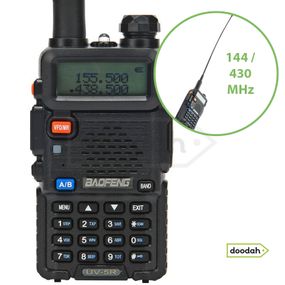 Рація Baofeng UV-5R Black ZS + антена NA-771 (144/430 MHz) у подарунок!