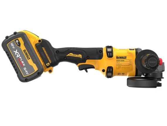 Шліфмашина кутова-болгарка DeWalt акумуляторна безщіткова з АКБ та ЗП DCG418SHDX2 | Зображення 2