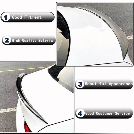 Спойлер V6 (для SD, Карбон) для Mercedes A-сlass W177 2018- гг | Зображення 2