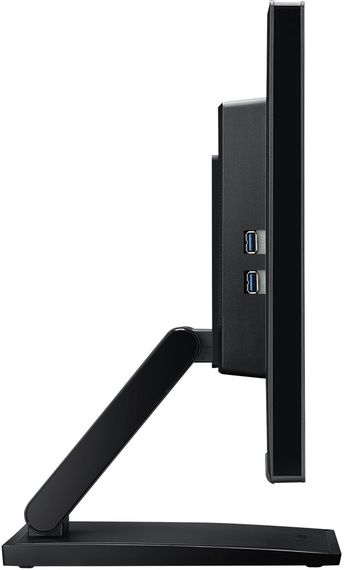 TFT 21.5" Neovo TM-22, сенсорний (P-Cup, 10 дотиків), VGA, HDMI, DP, USB хаб, колонки, чорний | Зображення 1