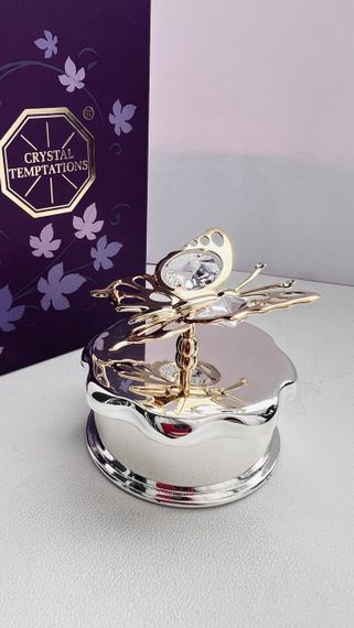 Міні-скринька зі стразами Butterfly Box 5,5 см | Зображення 3