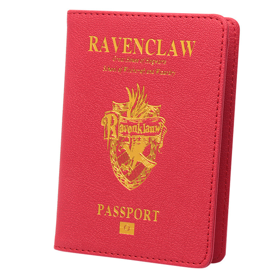 Обкладинка для паспорта SV у стилі Ravenclaw 14.5*10cm Style 15, Червоний