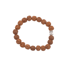Коричневий браслет Рудракша Будда Без бренду 5055796504534