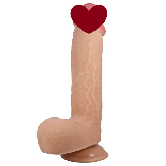 Реалістичний гнучкий фалоімітатор Pretty Love Emeka на присосці, 23.4 см sexstyle