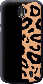 Чехол на Nokia 1 Пятна леопарда "4269u-1373-17620"