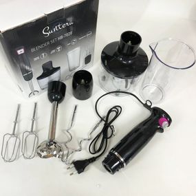 Блендер Suntera HB-702B, 800 Вт, ручний занурювальний блендер, електричний блендер, потужний блендер