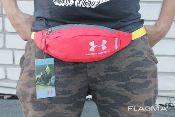 Поясная сумка Under Armour (красная) сумка на пояс | Зображення 7