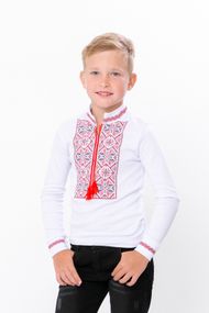Вишиванка для хлопчика з довгим рукавом Носи своє 110 Білий (p-11939-132073)