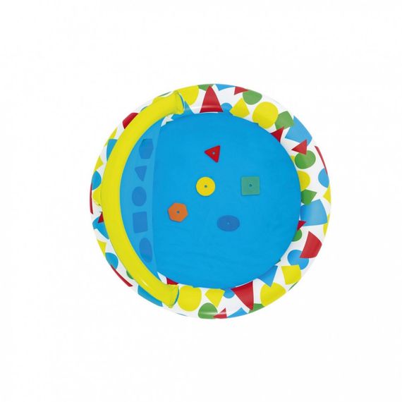 Бассейн детский надувной 52378 круглый, 120-117-46см | Зображення 1