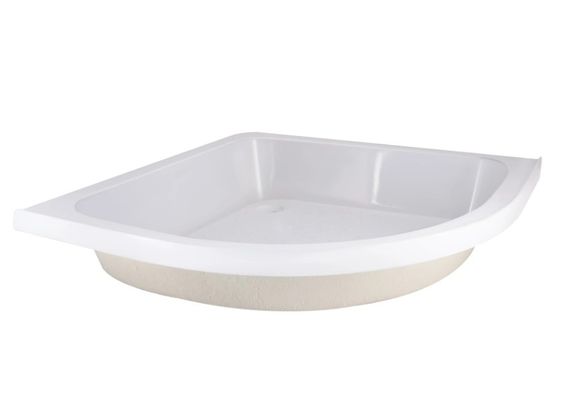 Набір Lidz Душова кабіна Latwa SC90x90.SAT.MID.GR напівкругла, скло тоноване 4 мм + Душовий піддон Kapielka ST90x90x26, з панеллю | Зображення 4