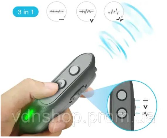 Відлякувач собак Ultrasonic STM-00501 потужний ультразвуковий 3 в 1 з індикатором зарядки та акумулятором від USB | Зображення 3