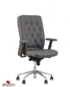 Кресло Новый Стиль CHESTER R  steel chrome (Экокожа)
