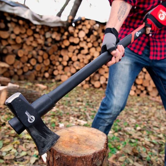 Колун кований 2500г, ручка з фібергласу INTERTOOL HT-0273 | Зображення 7