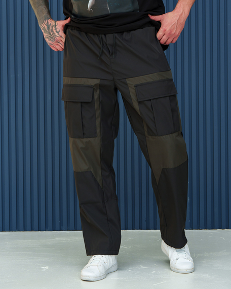 Штаны карго Лейкерс зелено-черный S XL | Зображення 9