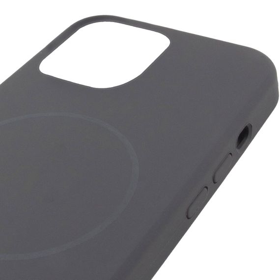 Чохол Silk Full Protective (AA) NO LOGO with Magnetic Fit для Apple iPhone 11 Pro Max (6.5") Сірий / Dark Gray | Зображення 3