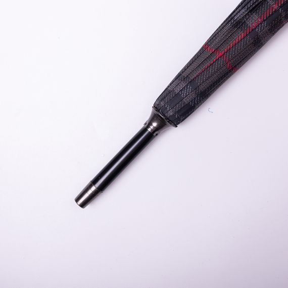 Класична парасолька-тростина напівавтомат з поліестеру 16 спиць діаметр 117 см Сірий HP-23-4G | Зображення 3