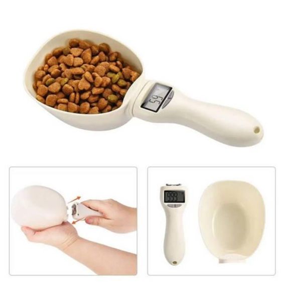 Ложка мірна для кухні цифрова ZD-208 800гр Біла